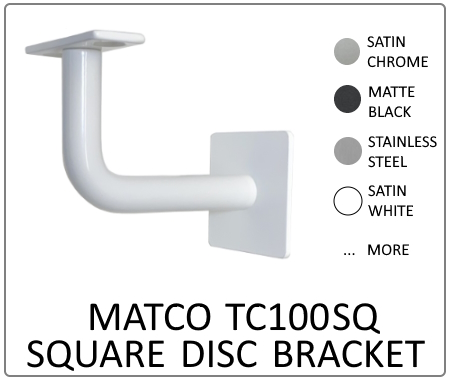 Matco Square handrail bracket range