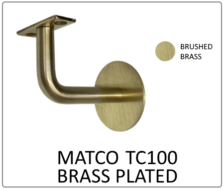 Matco Brass Handrail Bracket range