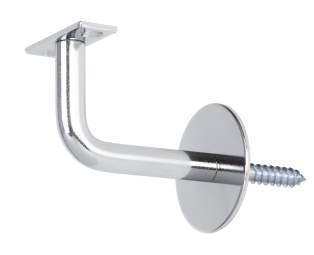 TC100 Bright Chrome Handrail Bracket Flat Top