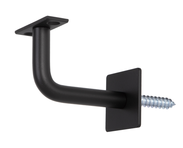 TC100SQ Matt Black Square Handrail Bracket