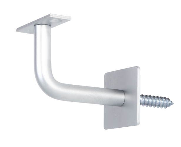 TC100SQ Satin Chrome Square Handrail Bracket