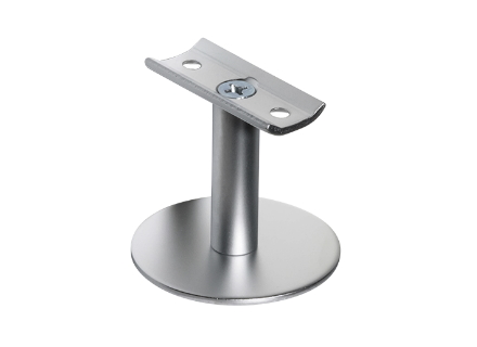 TC100V-C Top Mount Satin Chrome Handrail Bracket Curved Top