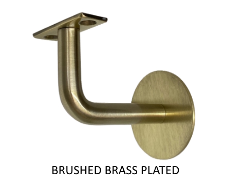 Matco TC100 Plated Brushed Brass Handrail Bracket