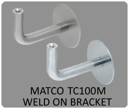 Matco Weld On - No Top Plate handrail bracket range