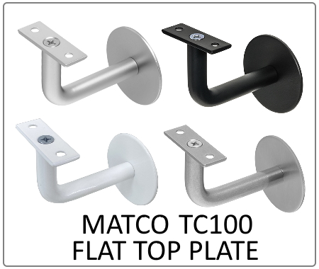 Matco Flat Top Plate handrail bracket range