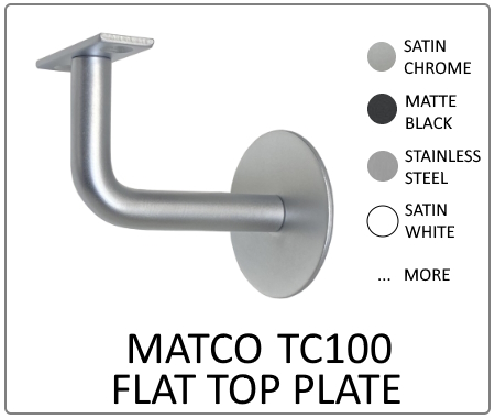 Matco Flat Top Plate handrail bracket range